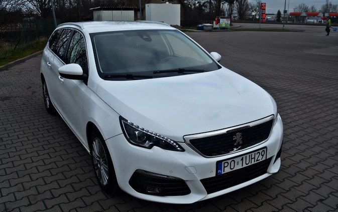 Peugeot 308 cena 73900 przebieg: 82000, rok produkcji 2021 z Jelcz-Laskowice małe 232